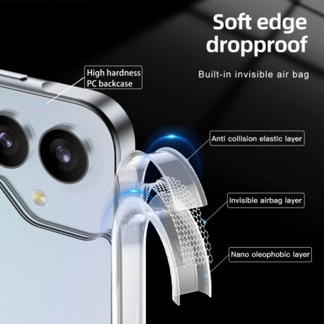 Чехол Armor Clear TPU Hybrid PC для Samsung Galaxy A16 5G - черный