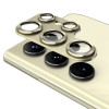 Защитное стекло на камеру ENKAY Aluminium для Samsung Galaxy S24 Ultra 5G - желтое
