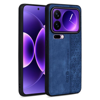 Чехол AZNS с 3D-тиснением и мягким покрытием Skin Feel на Xiaomi 17 Pro — сапфировый