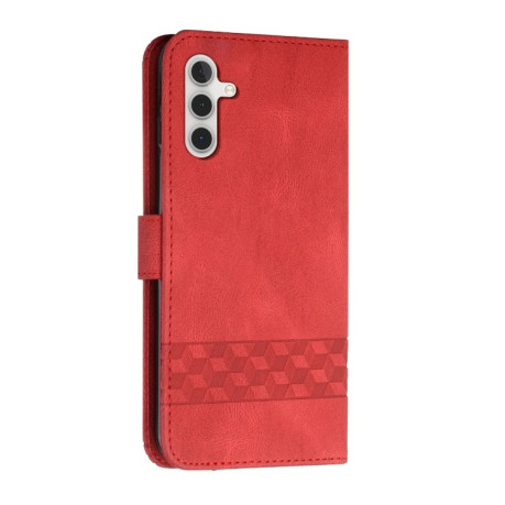 Чехол-книжка Cubic Skin Feel для Samsung Galaxy A04s/A13 5G - красный