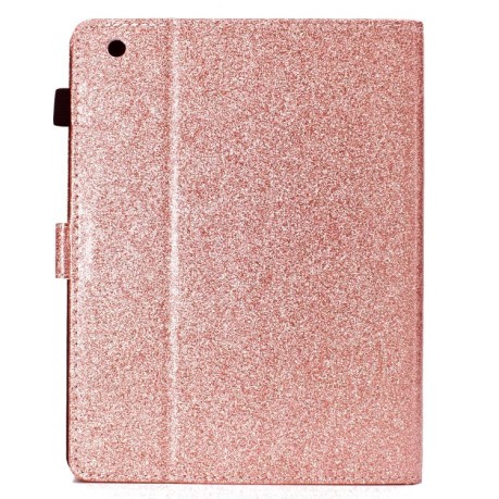 Чехол-книжка Varnish Glitter Powder на iPad 2 / 3 / 4 - розовое золото