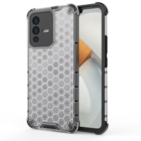 Противоударный чехол Honeycomb на Vivo S12 / V23 5G - белый
