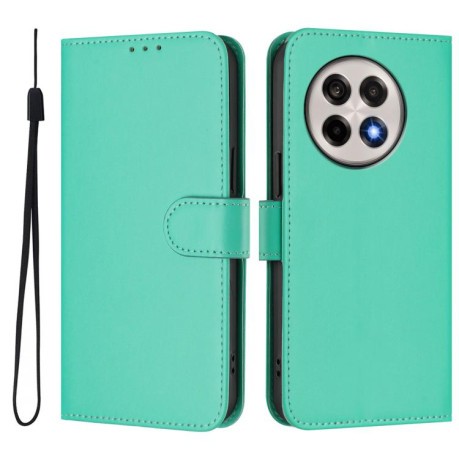 Чехол-книжка Skin Feel S-type для OnePlus 13R/Ace 5/Ace 5 Pro - зеленый
