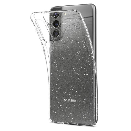 Оригинальный чехол Spigen Liquid Crystal для Samsung Galaxy S21 Glitter Crystal
