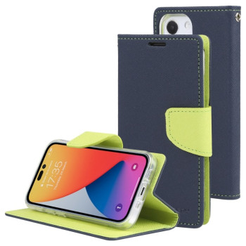 Чехол-книжка Mercury Goospery Magnetic Black для iPhone 14 Pro - синий