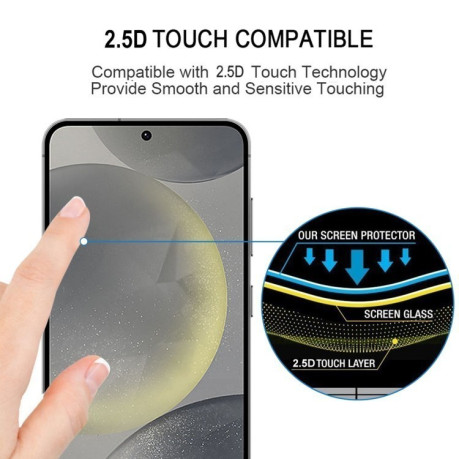 Защитное стекло Full Glue Screen Tempered Glass для Samsung Galaxy S25+ 5G