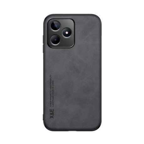 Противоударный чехол Skin Feel Magnetic для Realme C53/C51 - темно-серый