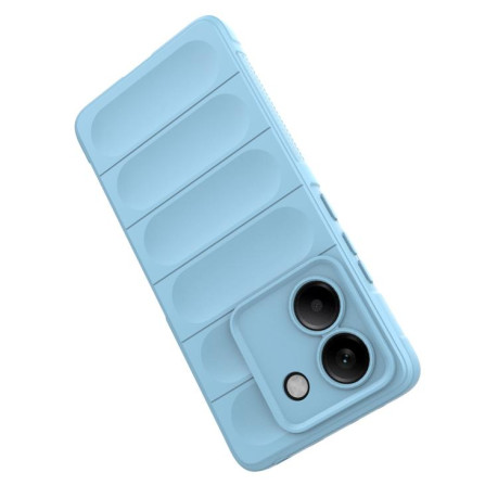 Силиконовый чехол Magic Flannel для Xiaomi Poco M7 Pro 5G - серый