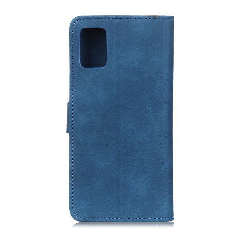 Чехол-книжка KHAZNEH Retro Texture на Samsung Galaxy A02s - синий