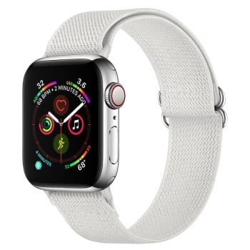 Ремінець Polyester Nylon для Apple Watch 10 46mm/Ultra 49mm / Series 8/7 45mm / 44mm / 42mm/45mm/44mm/42mm - білий