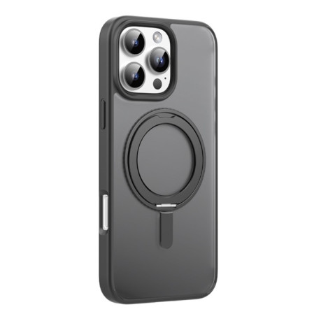 Противоударный чехол Mutural Armor Series MagSafe Magnetic Holder для iPhone 16 Pro - черный