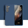 Силиконовый чехол Silicone Skin Feel Folding для Samsung Galaxy Fold 5 - синий