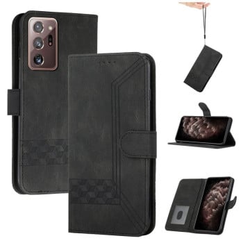 Чохол-книжка Cubic Skin Feel Samsung Galaxy S22 Ultra 5G - чорний