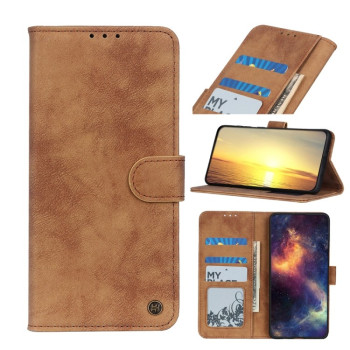 Чехол-книжка Antelope Texture на Samsung Galaxy A33 5G - коричневый