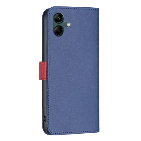 Чехол-книжка BF13 Color Matching Cross для Samsung Galaxy A04 4G - синий