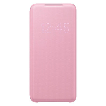 Оригинальный чехол-книжка Samsung LED View Cover для Samsung Galaxy S20 pink (EF-NG980PPEGRU)