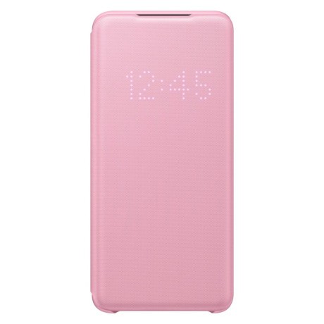 Оригінальний чохол-книжка Samsung LED View Cover Samsung Galaxy S20 pink (EF-NG980PPEGRU)