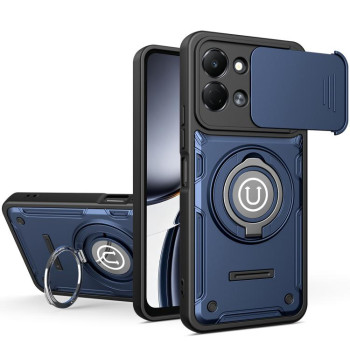 Протиударний чохол Camera Sliding на Tecno Spark Go 3 / Pop 20 4G — яскраво-синій