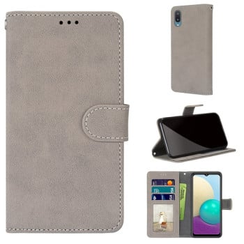 Чехол-книжка Retro Frosted для Samsung Galaxy A02 / M02 - серый