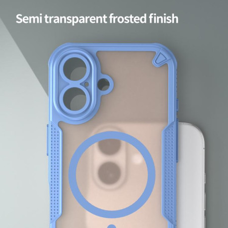 Чохол Armor Glaze з MagSafe Magnetic на iPhone 17 - синій