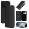 Чехол-книжка Carbon Fiber Texture на  Xiaomi 14T - черный
