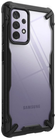 Оригинальный чехол Ringke Fusion X Design durable на Samsung Galaxy A72 - черный