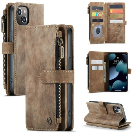 Чохол-гаманець CaseMe-C30 для iPhone 14/13 - коричневий
