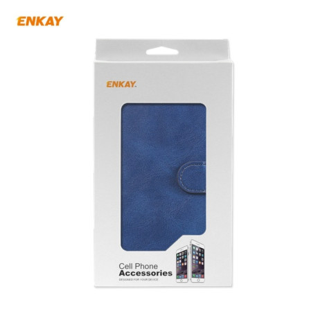 Чехол-книжка ENKAY для Samsung Galaxy S21 Ultra - синий