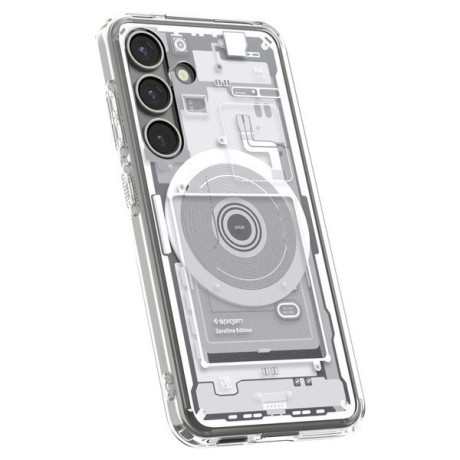 Оригинальный чехол Spigen Ultra Hybrid  Zero One Mag Case для Samsung Galaxy S25  - White