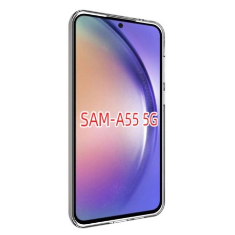 Протиударний чохол Waterproof Texture для Samsung Galaxy A55 5G - прозорий