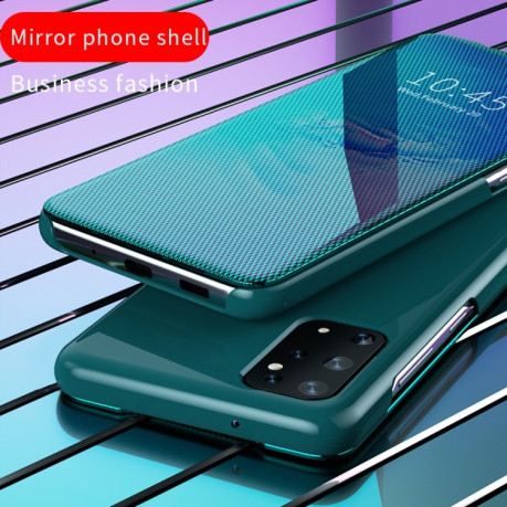 Зеркальный чехол Flip View Cover на Samsung Galaxy S20 -черный