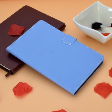Чехол-книжка Solid Color Tablet PC Universal для iPad Mini 4 / Mini 3 / Mini 2 / Mini - голубой