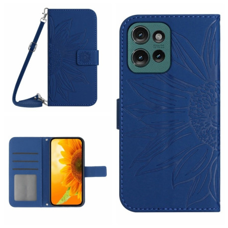 Чохол-книжка Skin Feel Sun Flower для Motorola Edge 50 Neo 5G - синій