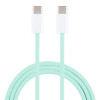 Кабель 1m USB-C / Type-C для Type-C Macaron Braided Charging Cable - зелений