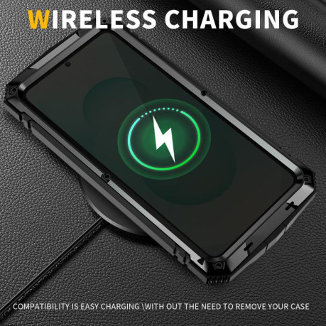 Противоударный чехол R-JUST Life Waterproof на Samsung Galaxy S26+ 5G — чёрный