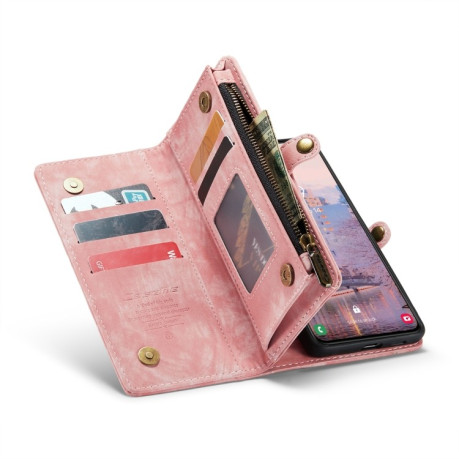 Чехол-кошелек CaseMe 008 Series на Samsung Galaxy S23 5G - розовый
