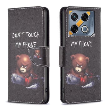 Чохол-книжка Colored Drawing Pattern для Infinix GT 20 Pro 5G - Bear