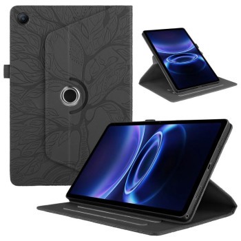 Чохол-книжка Tree Life Embossed Rotation Leather на Xiaomi Redmi Pad 2 SE 9.7 2026 — чорний