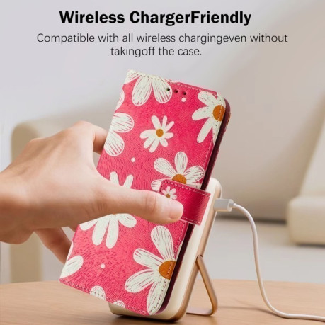 Чохол-книжка Colored Drawing Pattern для iPhone 16e - кольоровий