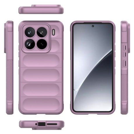 Силіконовий чохол Magic Flannel для Xiaomi 15 Pro - фіолетовий