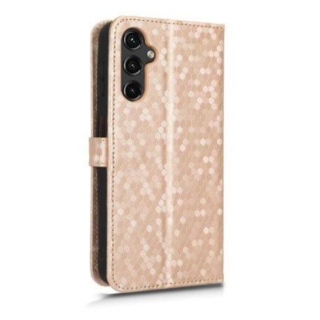 Чехол-книжка Honeycomb Dot для Samsung Galaxy A24 4G - золотой