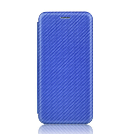 Чехол-книжка Carbon Fiber Texture на Realme 7 Pro - синий