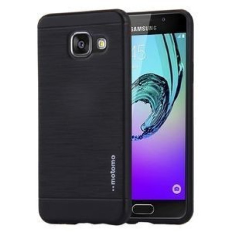 Протиударний Металевий Чохол Motomo Brushed Black для Samsung Galaxy A5 (2016) / A510