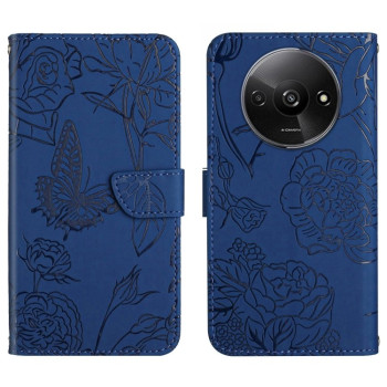 Чохол-книжка Skin Feel Butterfly Embossed для Xiaomi Redmi A3 - синій
