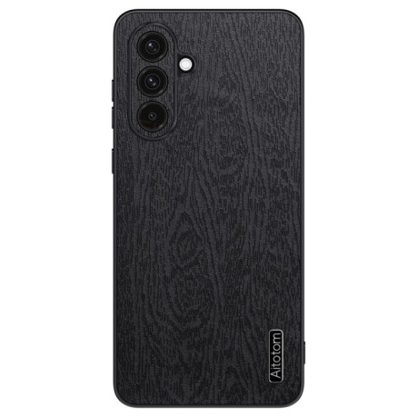 Чохол Tree Bark Leather Shockproof для Samsung Galaxy A26 5G - чорний