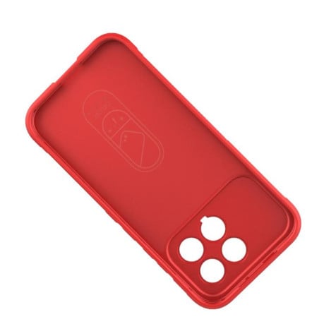 Силиконовый чехол Magic Flannel на Xiaomi Redmi K90/Poco F8 Pro — серый