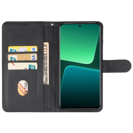 Чехол-книжка EsCase Leather для Xiaomi 14T - черный