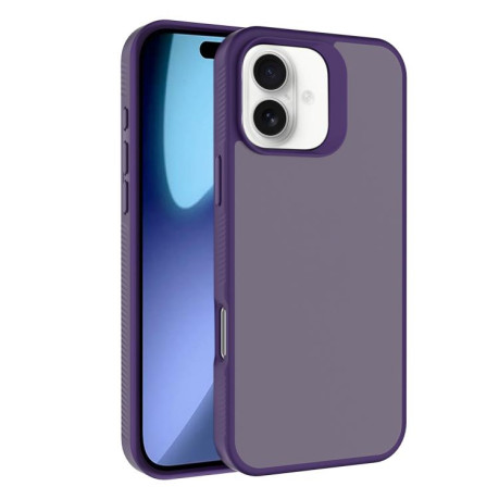 Чехол Kalebol Frosted PC Hybrid TPU для iPhone 17 - фиолетовый
