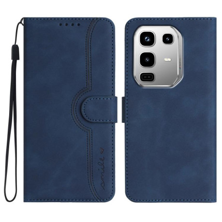 Чехол-книжка Skin Feel Heart Amile для Infinix Note 50 Pro 4G - синий