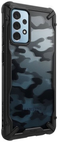Оригинальный чехол Ringke Fusion X Design durable на Samsung Galaxy A52/A52s - Camo Black